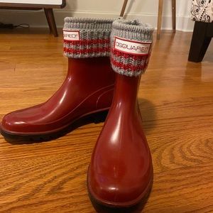Dsquared2 Dean Dan Rubber Rain Boots